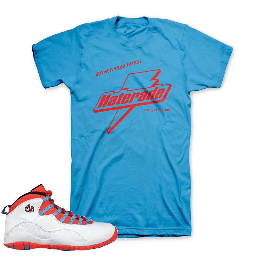 Retro 10 CHI Shirt - Haterade - Blue