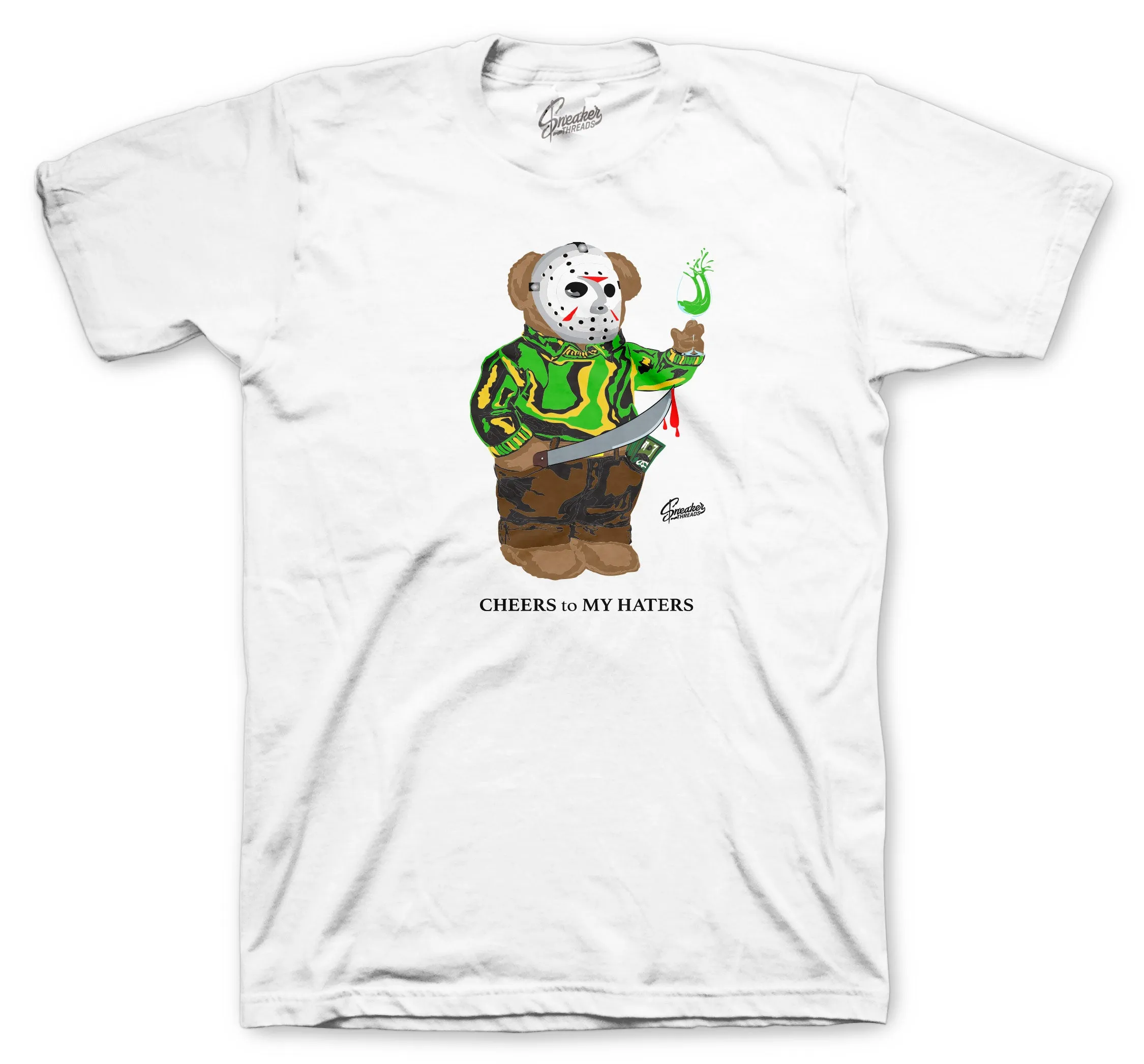 Retro 10 Seattle Shirt - Cheers Bear - White