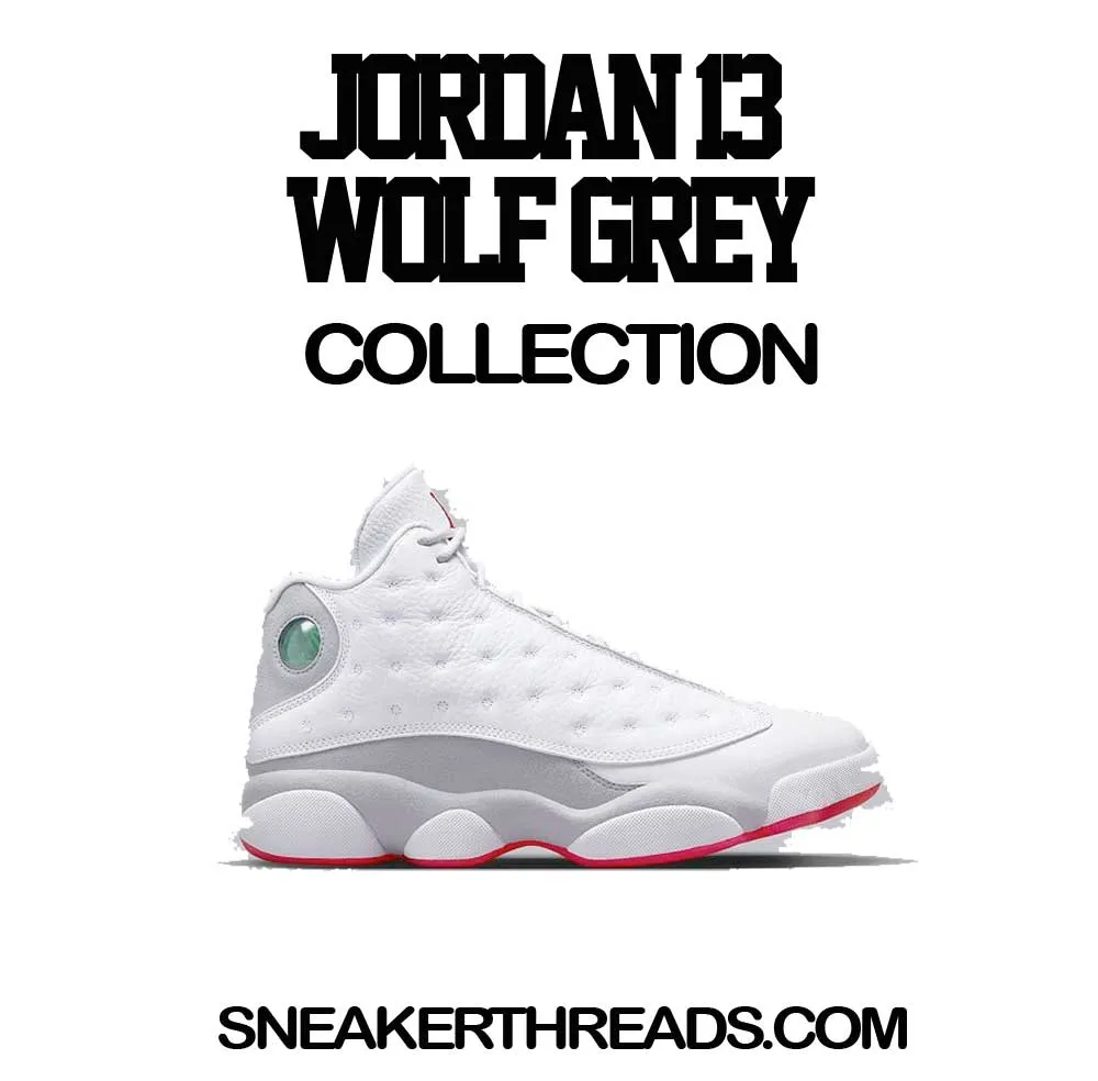 Retro 13 Wolf Grey Shirt - Clean Pair - Grey