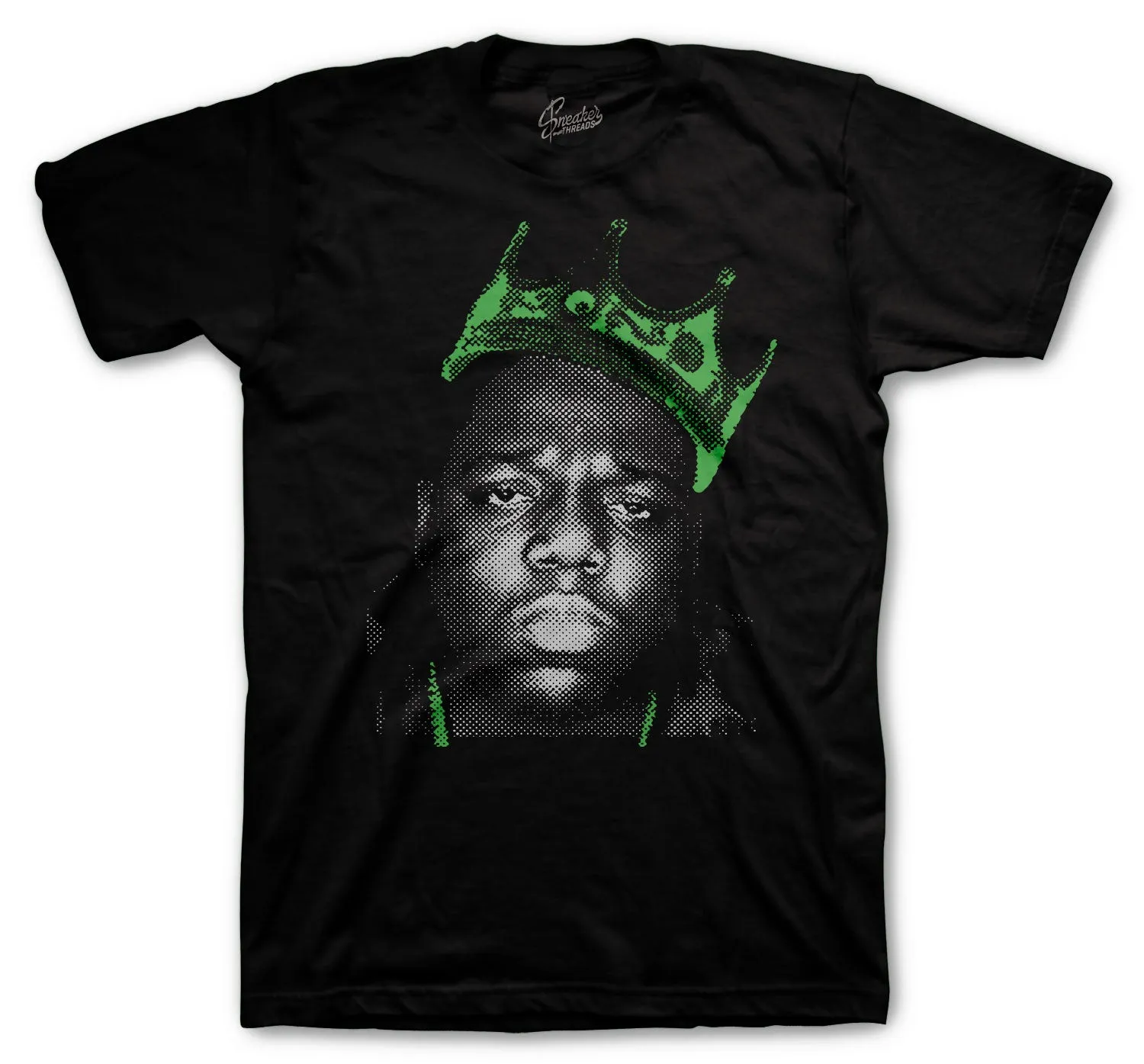 Retro 3 Pine Green Shirt - Crown - Black