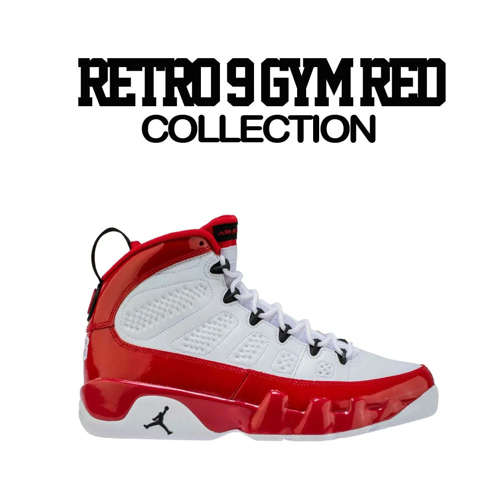 Retro 9 Gym Red Stitched Shirt