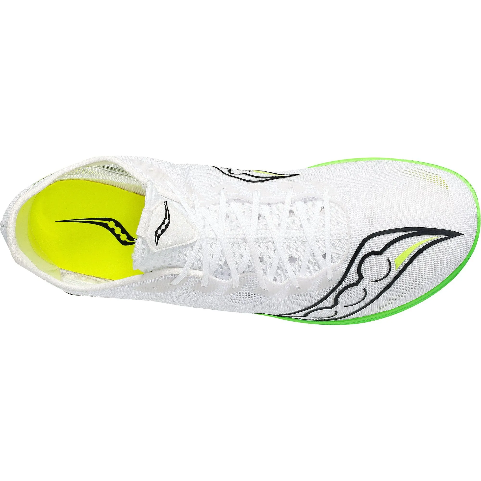 Saucony Endorphin Cheetah Mens Running Spikes - White