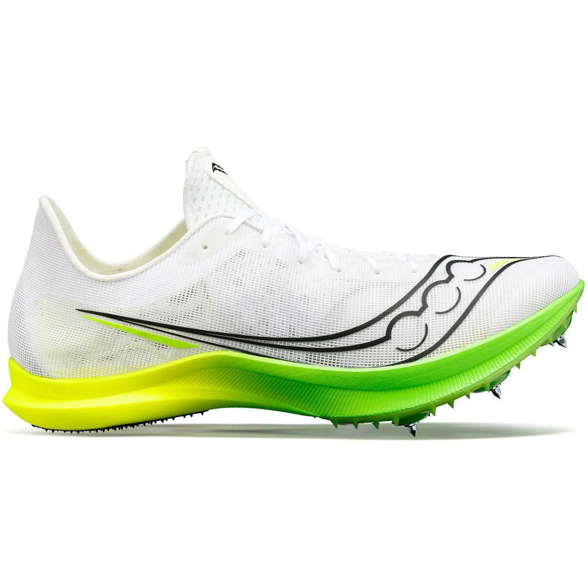 Saucony Endorphin Cheetah Mens Running Spikes - White