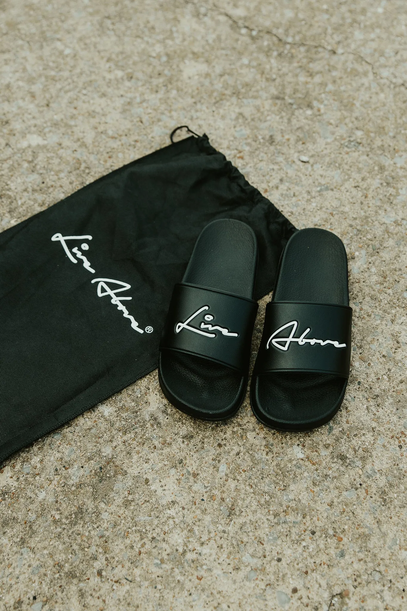 Signature Live Above Slide Sandals - Black