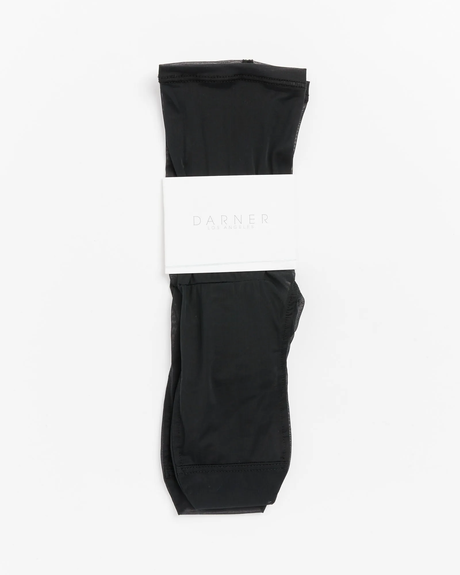 Solid Mesh Socks in Black