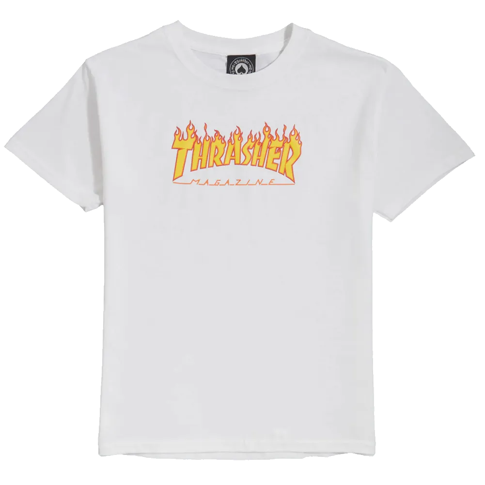 Thrasher Flame Logo Youth T-Shirt