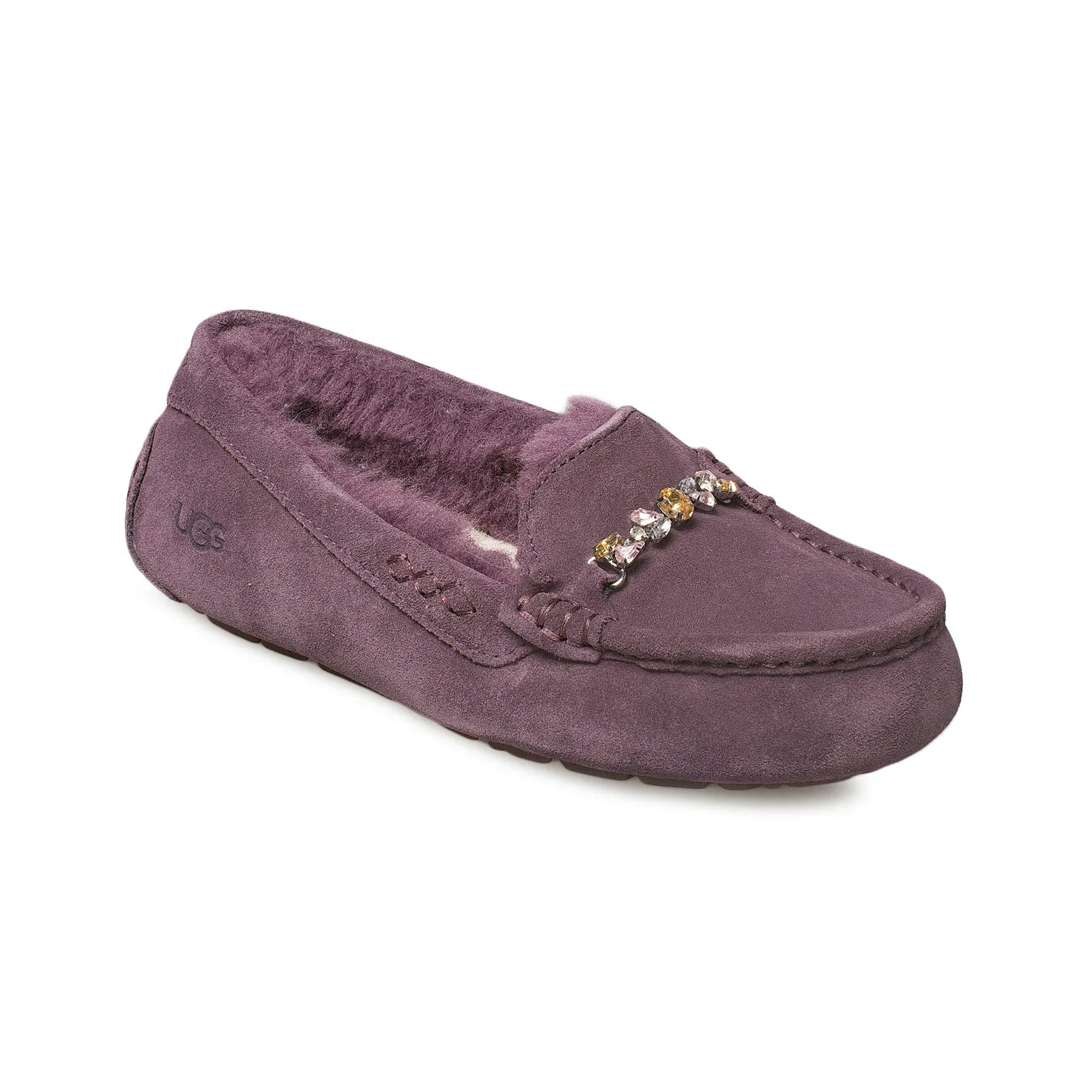 UGG Ansley Charm Wine Tasting Purple Slippers - Women's