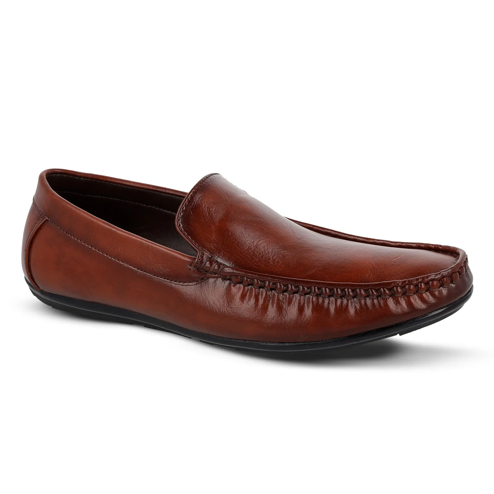 Walkaroo Men Loafer Formal Shoes - WF6018 Brown