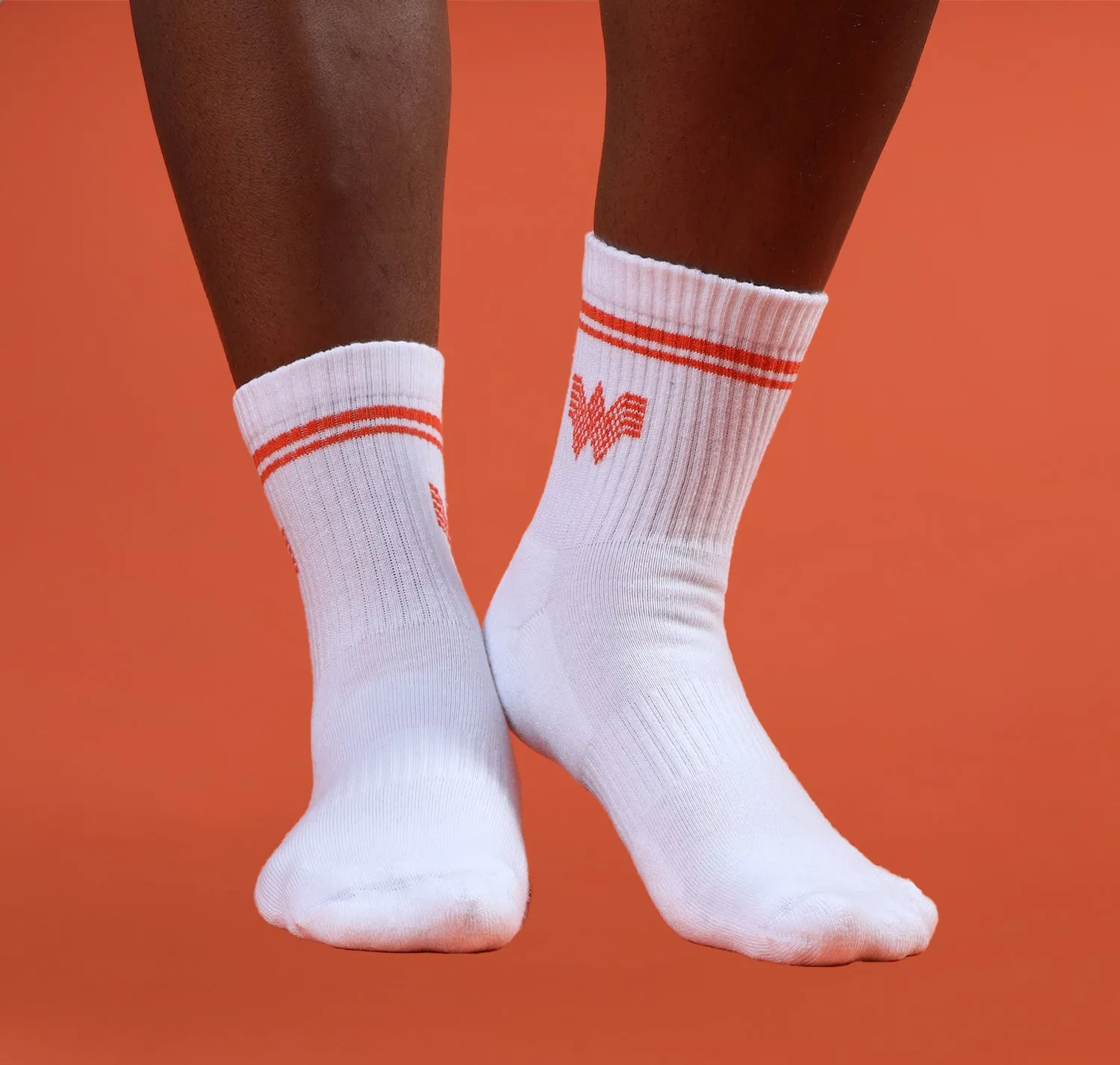 White Athletic Sock