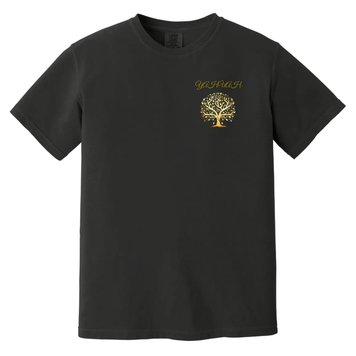 Yahuah-Tree of Life 01 Men's Designer Heavyweight Garment Dyed T-shirt (7 colors)